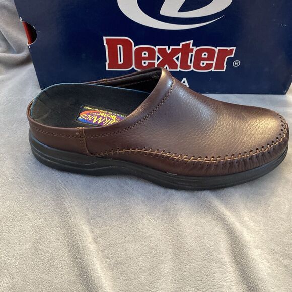 Walk Mocs By Dexter Size 7 1/2M Vintage Made In USA Slip On Leather - Picture 2 of 16